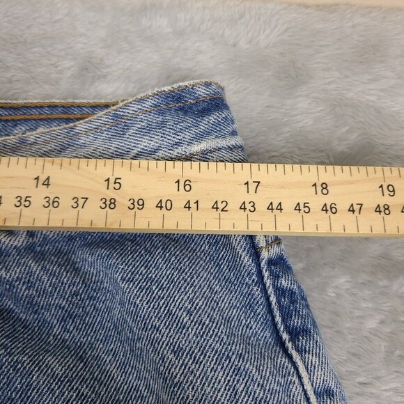 Vintage Structure Men's‎ Light Wash Denim Jeans Tag 36R 36x32 Made In USA - Picture 5 of 12